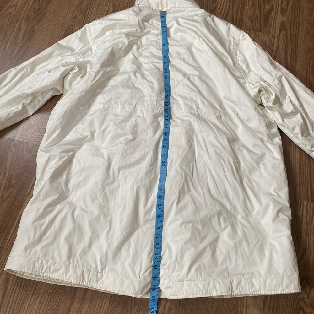 London Fog Sport  Ivory Jacket Women's Size 2X Zip And Snap Front - Picture 7 of 16